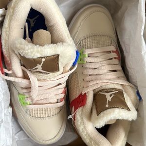 New Jordan ORIGINAL Retro 4 zise 4 whit box autentic100% Original unisex